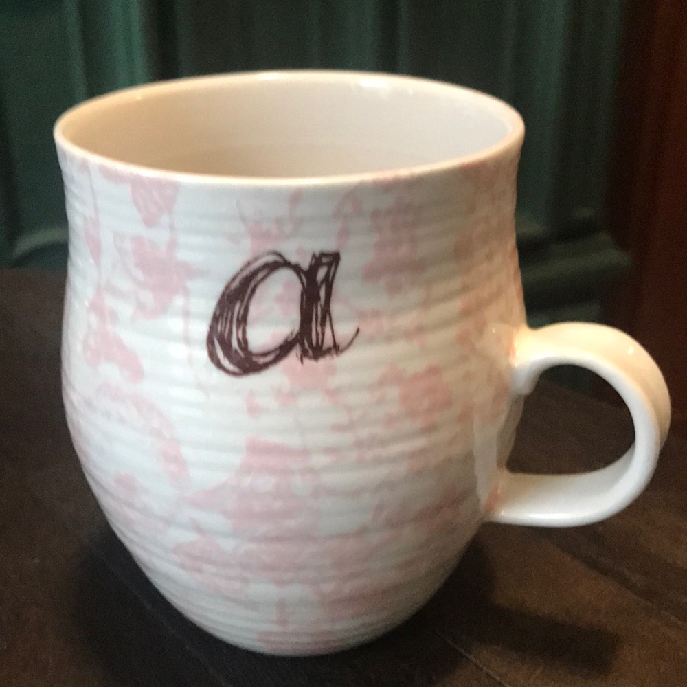 Anthropologie Mug A Initial